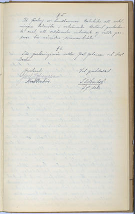 Protokollsbok för Folkpartiets lokalavdelning i Tierps Köping 1914-1943 . [Fol 47r]
