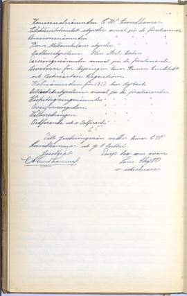 Protokollsbok för Folkpartiets lokalavdelning i Tierps Köping 1914-1943 . [Fol 38v]