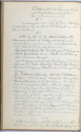 Protokollsbok för Folkpartiets lokalavdelning i Tierps Köping 1914-1943 . [Fol 2v]