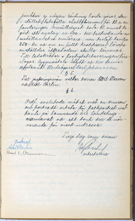 Protokollsbok för Folkpartiets lokalavdelning i Tierps Köping 1914-1943 . [Fol 42r]