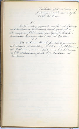 Protokollsbok för Folkpartiets lokalavdelning i Tierps Köping 1914-1943 . [Fol 17v]