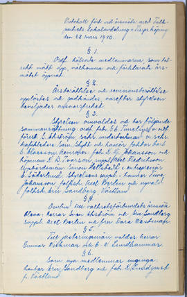 Protokollsbok för Folkpartiets lokalavdelning i Tierps Köping 1914-1943 . [Fol 52r]