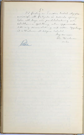 Protokollsbok för Folkpartiets lokalavdelning i Tierps Köping 1914-1943 . [Fol 20v]