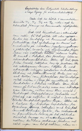 Protokollsbok för Folkpartiets lokalavdelning i Tierps Köping 1914-1943 . [Fol 47v]