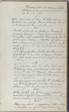 Protokollsbok för Folkpartiets lokalavdelning i Tierps Köping 1914-1943. [Fol 1r]