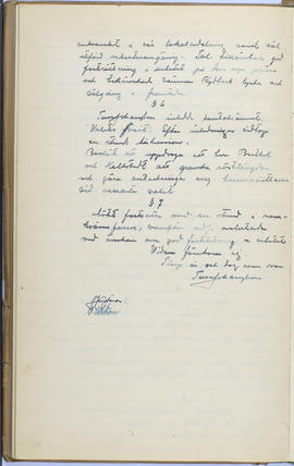 Protokollsbok för Folkpartiets lokalavdelning i Tierps Köping 1914-1943 . [Fol 66v]