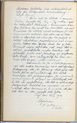 Protokollsbok för Folkpartiets lokalavdelning i Tierps Köping 1914-1943 . [Fol 51v]