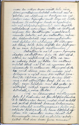 Protokollsbok för Folkpartiets lokalavdelning i Tierps Köping 1914-1943 . [Fol 39v]