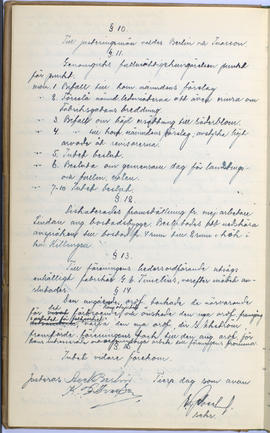 Protokollsbok för Folkpartiets lokalavdelning i Tierps Köping 1914-1943 . [Fol 60v]