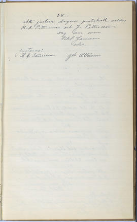Protokollsbok för Folkpartiets lokalavdelning i Tierps Köping 1914-1943 . [Fol 13r]