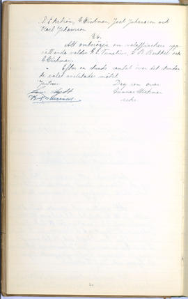 Protokollsbok för Folkpartiets lokalavdelning i Tierps Köping 1914-1943 . [Fol 25v]