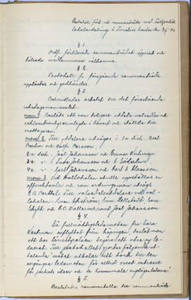 Protokollsbok för Folkpartiets lokalavdelning i Tierps Köping 1914-1943 . [Fol 53r]